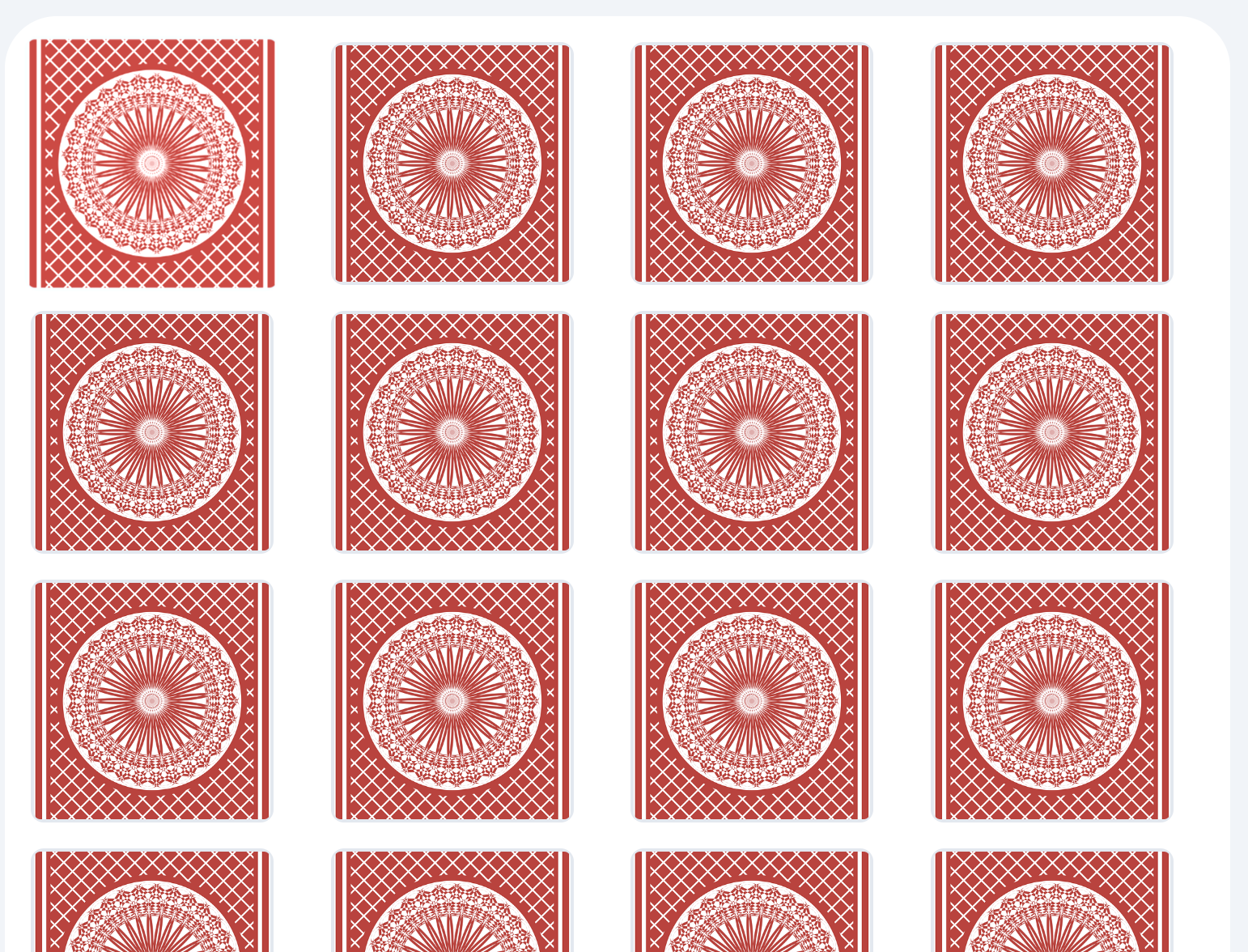 Vorschau des Memory-Spiels